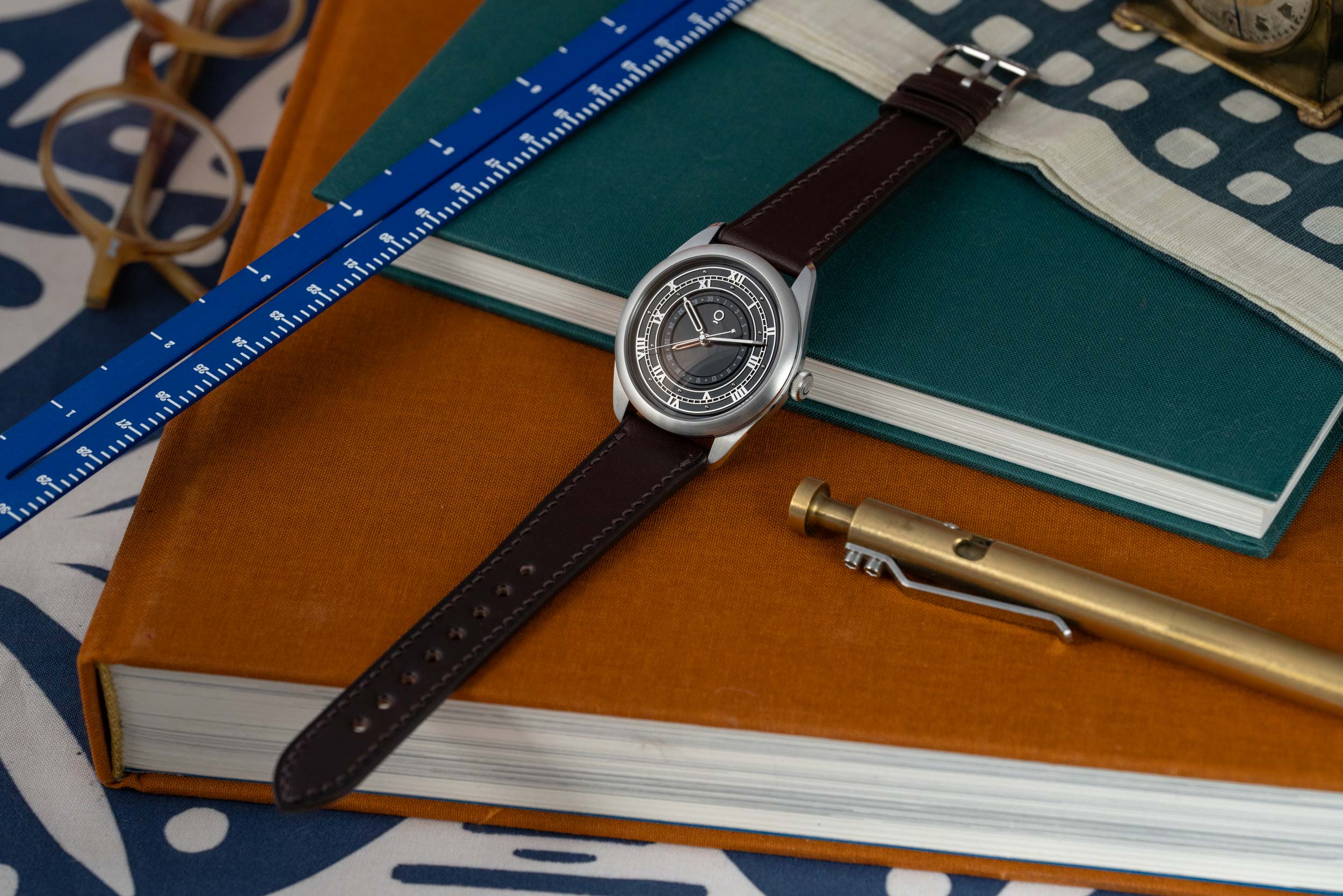 Dark Brown Veg-Tan Strap