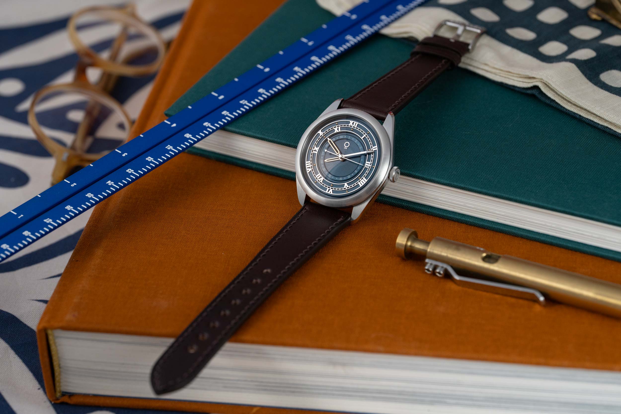 Dark Brown Veg-Tan Strap